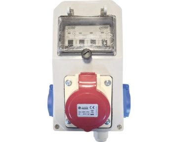 Arată detalii pentru Tablou organizare șantier echipat 1x16A 2x16A IP66 Imagine Tablou organizare șantier echipat 1x16A 2x16A IP66