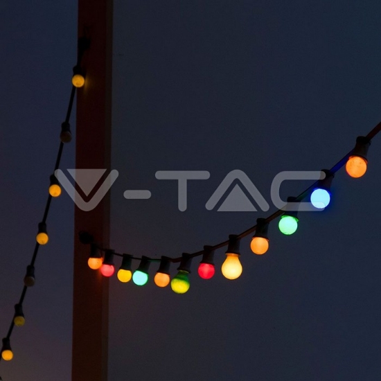 Imagine Șir iluminat festiv IP44 10M 0.5W x 20 RGBY