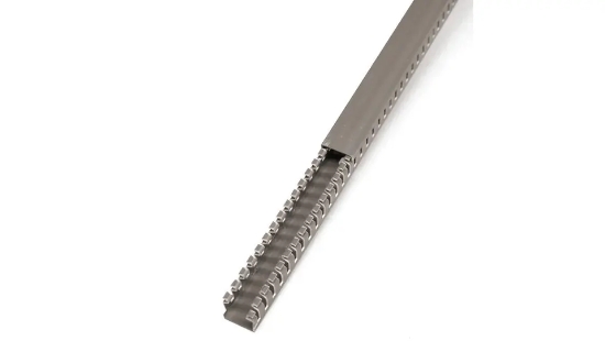 Imagine Canal cablu perforat 25x25mm 2m/buc Canalux gri