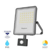Imagine Proiector LED PF 50W 3IN1 cu Senzor 5500LM cu Lentilă 90° IP65 Gri