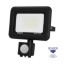 Imagine Proiector LED Slim 20W 6500K cu Senzor IP54 Negru