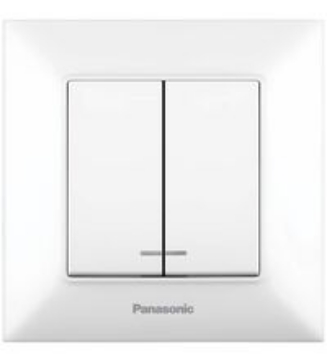 Arată detalii pentru Capac pentru întrerupător modular alb 2M Panasonic Thea Imagine Capac pentru întrerupător modular alb 2M Panasonic Thea