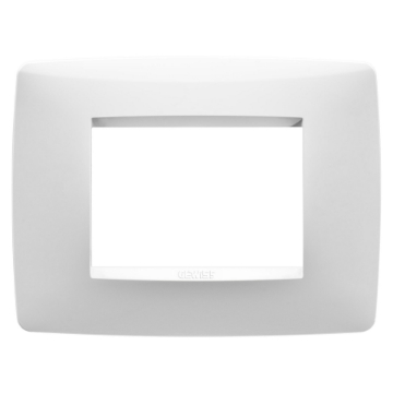 Arată detalii pentru Rama decorativă 3 module Chorus One, Gewiss GW16103TB, alb lapte Imagine Rama decorativă 3 module Chorus One, Gewiss GW16103TB, alb lapte