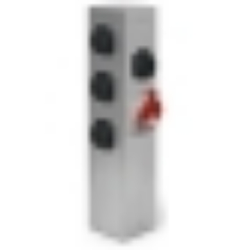 Arată detalii pentru Stecher industrial aplicat 5x16A IP44 Imagine Stecher industrial aplicat 5x16A IP44