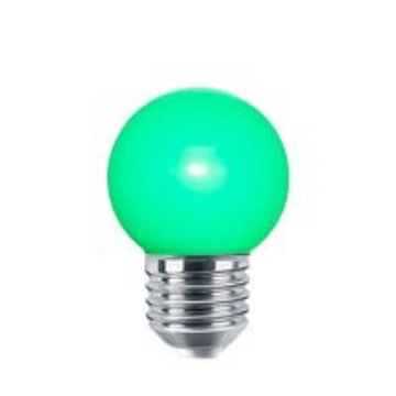Arată detalii pentru Bec LED 1W G45 Verde E27 Imagine Bec LED 1W G45 Verde E27