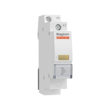 Arată detalii pentru Indicator LED pe șină DIN 230V galben BRG1-116 Braytron Imagine Indicator LED pe șină DIN 230V galben BRG1-116 Braytron