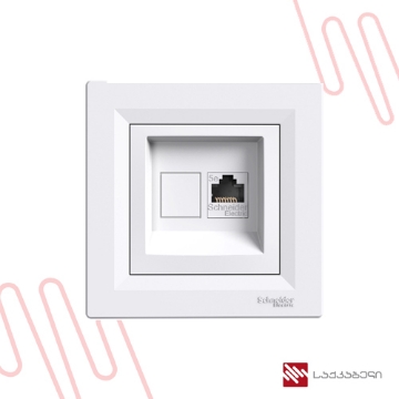Arată detalii pentru Priză de date RJ45 Cat.5E UTP alb Asfora Imagine Priză de date RJ45 Cat.5E UTP alb Asfora
