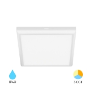 Imagine Spot LED Pătrat 20W 2000lm 3in1 Alb IP40