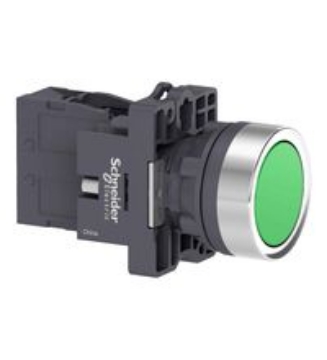 Arată detalii pentru Buton panou Ø22 verde START Imagine Buton panou Ø22 verde START