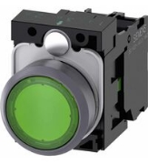 Imagine Buton panou Ø22 verde START