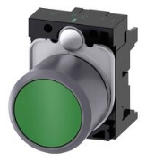 Imagine Buton panou Ø22 verde START