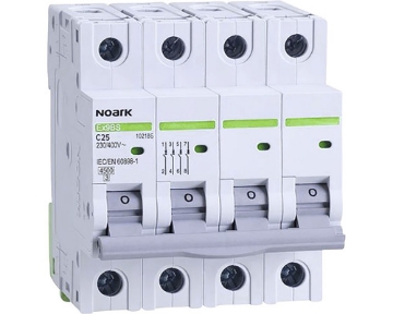 Arată detalii pentru Siguranță automată Ex9BS 3P+N 25A 4,5kA curba C Noark Imagine Siguranță automată Ex9BS 3P+N 25A 4,5kA curba C Noark