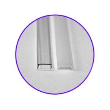 Arată detalii pentru Profil aluminiu pentru bandă LED 13mm alb 2m Imagine Profil aluminiu pentru bandă LED 13mm alb 2m