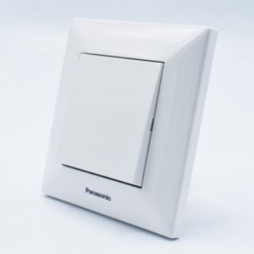 Arată detalii pentru Întrerupător simplu Arkedia Panasonic ST alb Imagine Întrerupător simplu Arkedia Panasonic ST alb