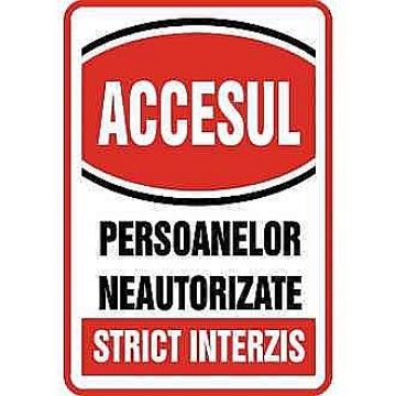 Arată detalii pentru Indicator Intrare Interzisă 20x30 cm PVC Imagine Indicator Intrare Interzisă 20x30 cm PVC