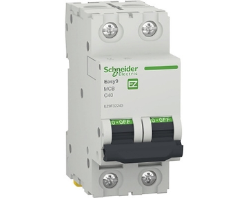 Arată detalii pentru Siguranță automată Schneider Electric Easy9 2P 40A, curba C, 4.5 kA Imagine Siguranță automată Schneider Electric Easy9 2P 40A, curba C, 4.5 kA