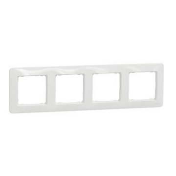 Arată detalii pentru Rama decorativă Schneider Sedna Design, 4 posturi, alb Imagine Rama decorativă Schneider Sedna Design, 4 posturi, alb