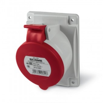 Arată detalii pentru Priză industrială încastrată Scame 3P+N+E 32A 280-415V 6h IP44 gama Optima 413.3267 Imagine Priză industrială încastrată Scame 3P+N+E 32A 280-415V 6h IP44 gama Optima 413.3267