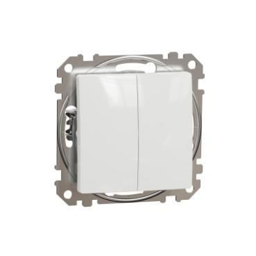 Arată detalii pentru Intrerupator dublu cap scara 10AX alb Sedna Design Imagine Intrerupator dublu cap scara 10AX alb Sedna Design