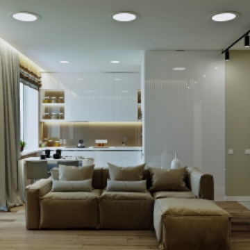 Arată detalii pentru Spot LED rotund aplicat 18W 230V 6400K Braytron Imagine Spot LED rotund aplicat 18W 230V 6400K Braytron