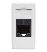 Imagine Priză calculator modulară Cat5e RJ45 1M alb Panasonic Thea Optima