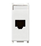 Imagine Priză calculator modulară Cat5e RJ45 1M alb Panasonic Thea Optima