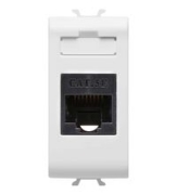 Imagine Priză calculator modulară Cat5e RJ45 1M alb Panasonic Thea Optima