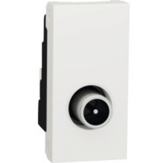 Imagine Priză TV tată individuală 1M alb