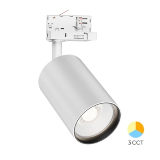 Imagine Spot LED pe șină P30 Alb 3in1 30W 2960lm Monofazic
