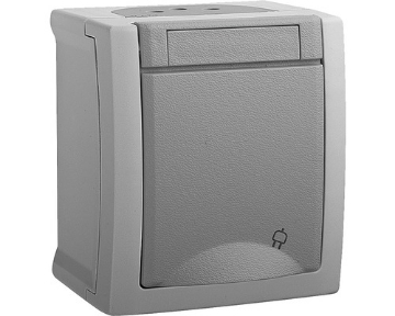 Arată detalii pentru Priză simplă Schuko IP54 Pacific Panasonic Imagine Priză simplă Schuko IP54 Pacific Panasonic