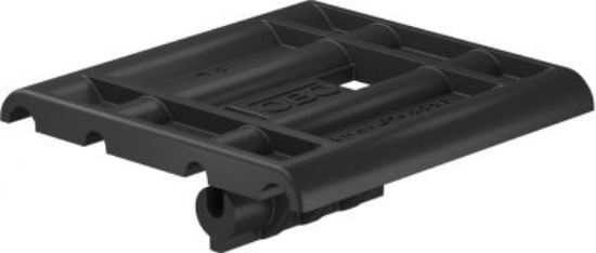 Imagine Suport conductor 165 MBG-8-10 pentru acoperișuri tip terasă, negru, cu beton