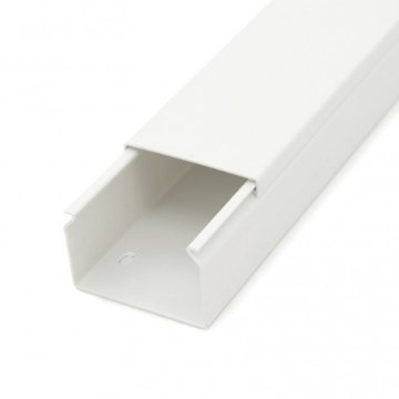 Arată detalii pentru Canal cablu 60x40 mm, 2m, alb Imagine Canal cablu 60x40 mm, 2m, alb