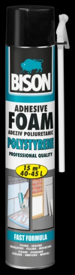 Imagine Spumă poliuretanică pentru polistiren BISON, de pistol, 700ml