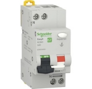 Imagine Întrerupător automat diferențial 1P+N 20A 30mA Curba C Easy9 Schneider Electric