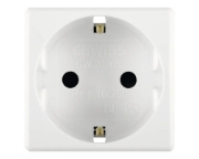 Imagine Priză Schuko Gewiss 16A, 2 module, alb
