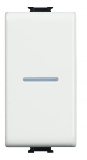 Imagine Întrerupător simplu axial 10A 1M alb Matix