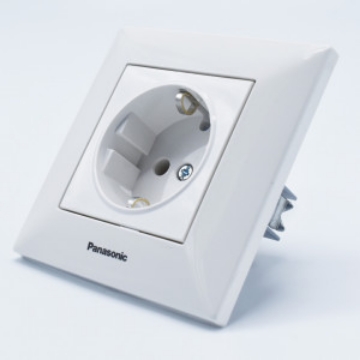 Arată detalii pentru Priză simplă cu împământare 16A, IP20, Alb, Panasonic Arkedia Slim Imagine Priză simplă cu împământare 16A, IP20, Alb, Panasonic Arkedia Slim