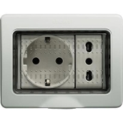 Imagine Doză aparentă modulară 3M gri IP55