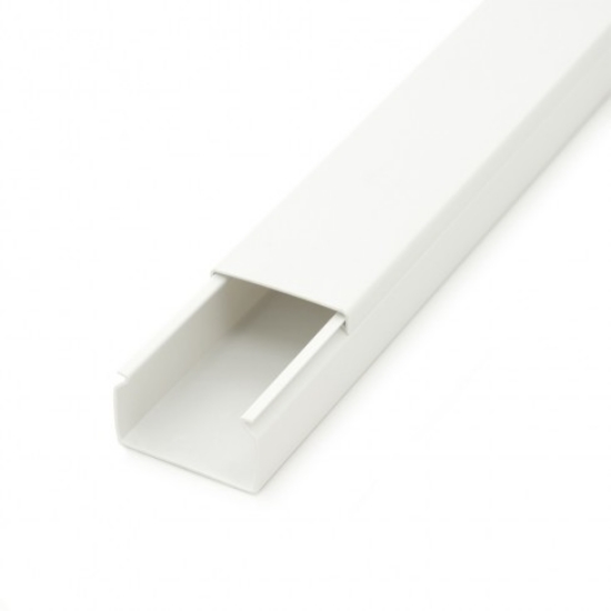 Imagine Canal cablu cu bandă adezivă 40 x 25 mm, PVC ignifugat, alb, 2 m, Novelite