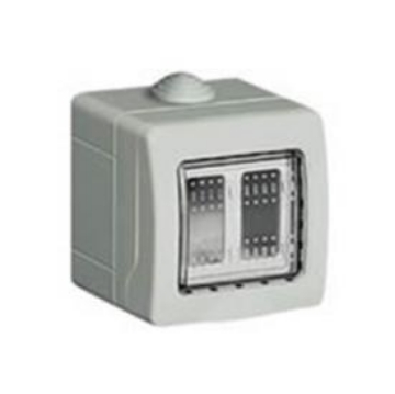 Arată detalii pentru Doza aparentă modulară 2M gri IP55 Imagine Doza aparentă modulară 2M gri IP55