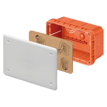 Arată detalii pentru Doza aparat gips-carton Gewiss GW24406PM, modulară, 6 module, 182 x 73 x 50 mm Imagine Doza aparat gips-carton Gewiss GW24406PM, modulară, 6 module, 182 x 73 x 50 mm