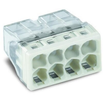Arată detalii pentru Clema de conexiune fără șurub WAGO 4x2,5mm² 2273-204 Imagine Clema de conexiune fără șurub WAGO 4x2,5mm² 2273-204