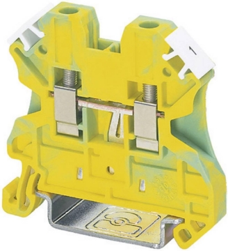 Arată detalii pentru Conector șină DIN Phoenix Contact verde/galben 4mm² Imagine Conector șină DIN Phoenix Contact verde/galben 4mm²