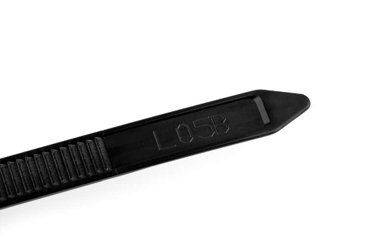 Imagine Legături de cablu din nailon 4,8x370 mm negre