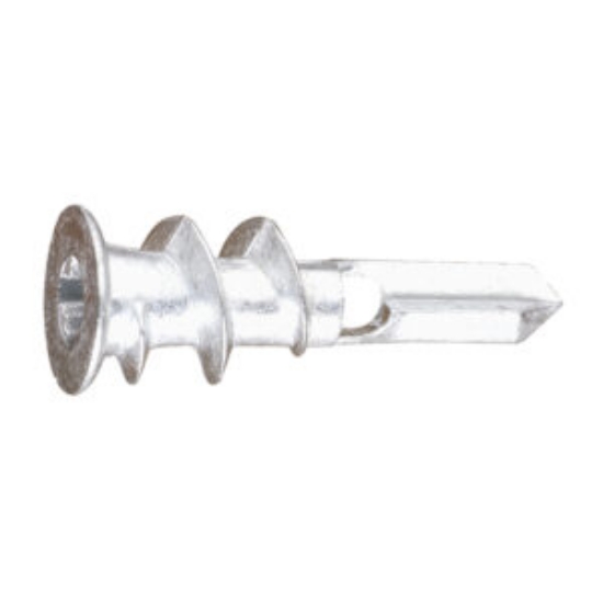 Imagine Diblu rapid pentru gips-carton și BCA, zinc, tip W, Ø 13mm, L 34 mm, 10 bucăți