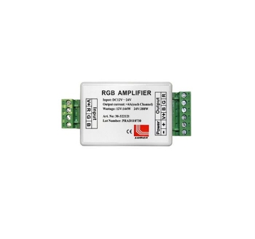 Arată detalii pentru Amplificator pentru bandă LED RGB 12/24V 4A Imagine Amplificator pentru bandă LED RGB 12/24V 4A