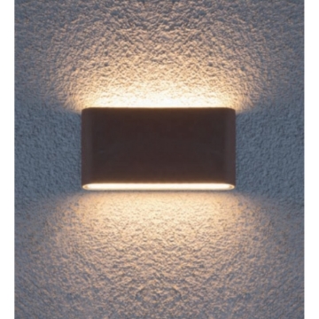 Arată detalii pentru Aplica LED de exterior TWILL 11W gri maro închis alb mat iluminare sus jos IP65 Imagine Aplica LED de exterior TWILL 11W gri maro închis alb mat iluminare sus jos IP65