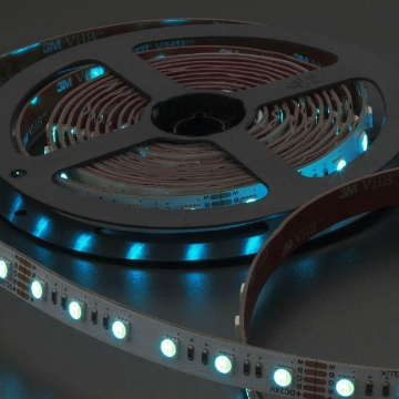 Arată detalii pentru Bandă LED 14.4W 24V IP20 RGB 60LED/m Imagine Bandă LED 14.4W 24V IP20 RGB 60LED/m