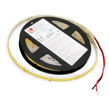 Arată detalii pentru Bandă LED COB 18W/m 24V IP20 Lumină Caldă 528LED/m Imagine Bandă LED COB 18W/m 24V IP20 Lumină Caldă 528LED/m