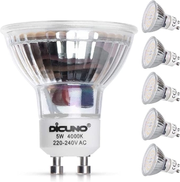 Arată detalii pentru Bec LED 5W MR16 SMD 360LM 6500K GU10 Imagine Bec LED 5W MR16 SMD 360LM 6500K GU10